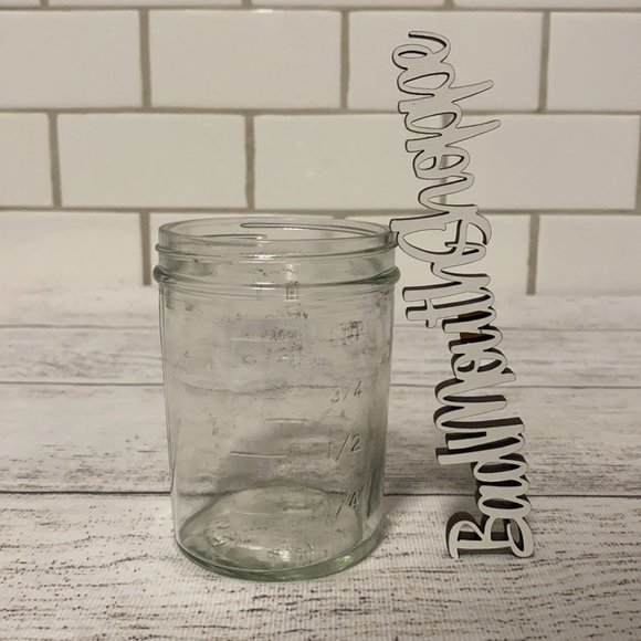 Clear Glass Measuring Mason Ball Jar - Picture 1 of 6